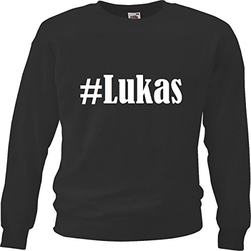 Reifen-Markt Sweatshirt Kinder #Lukas Größe 164 Farbe Schwarz Druck Weiss von Reifen-Markt
