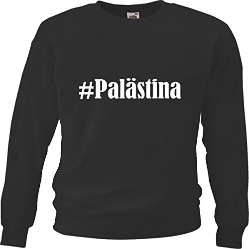 Reifen-Markt Sweatshirt Kinder #Palästina Größe 104 Farbe Schwarz Druck Weiss von Reifen-Markt