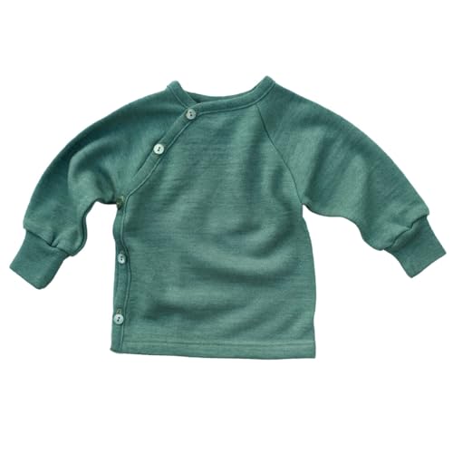 Reiff, Wickelpullover/Jacke JaPu mit Bündchen, Wolle/Seide (Salbei, 62-68) von Reiff