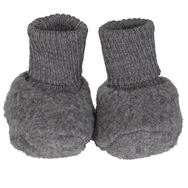Reiff - Kid's Fleecepuschen - Hüttenschuhe Gr 1 grau von Reiff