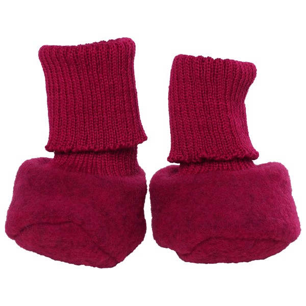 Reiff - Kid's Fleecepuschen - Hüttenschuhe Gr 2 rot von Reiff