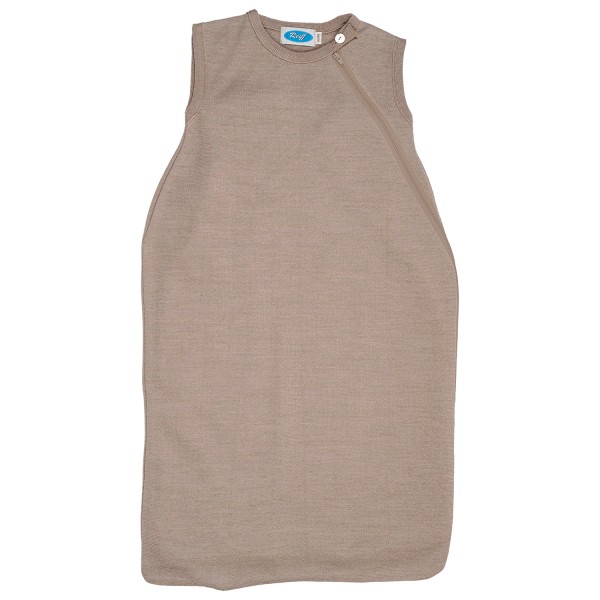 Reiff - Kid's Schlafsack Frottee ohne Arm - Kinderschlafsack Gr 86/92 braun von Reiff