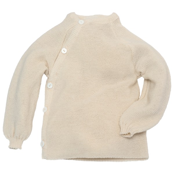 Reiff - Kid's Schlüttli Uni - Merinopullover Gr 74/80 beige von Reiff