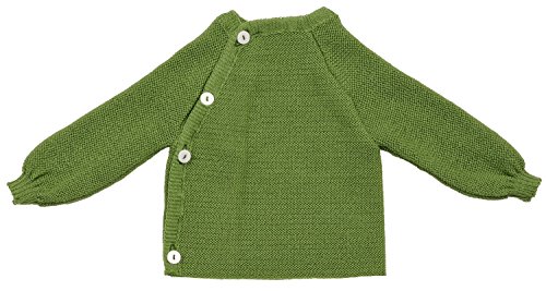 Reiff Strck Reläx Baby Uni Schlüttli Wickelpullover Merinoschurwolle kbT (50/56, Apfel) von Reiff