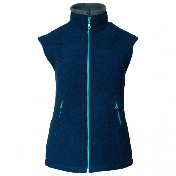 Reiff - Women's Fleeceweste Vail - Merinoweste Gr L blau von Reiff