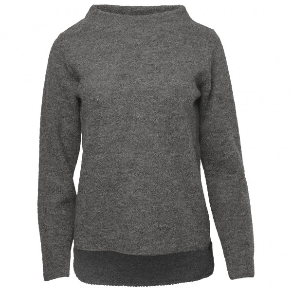 Reiff - Women's Krepp-Pulli Frieda - Wollpullover Gr S grau von Reiff