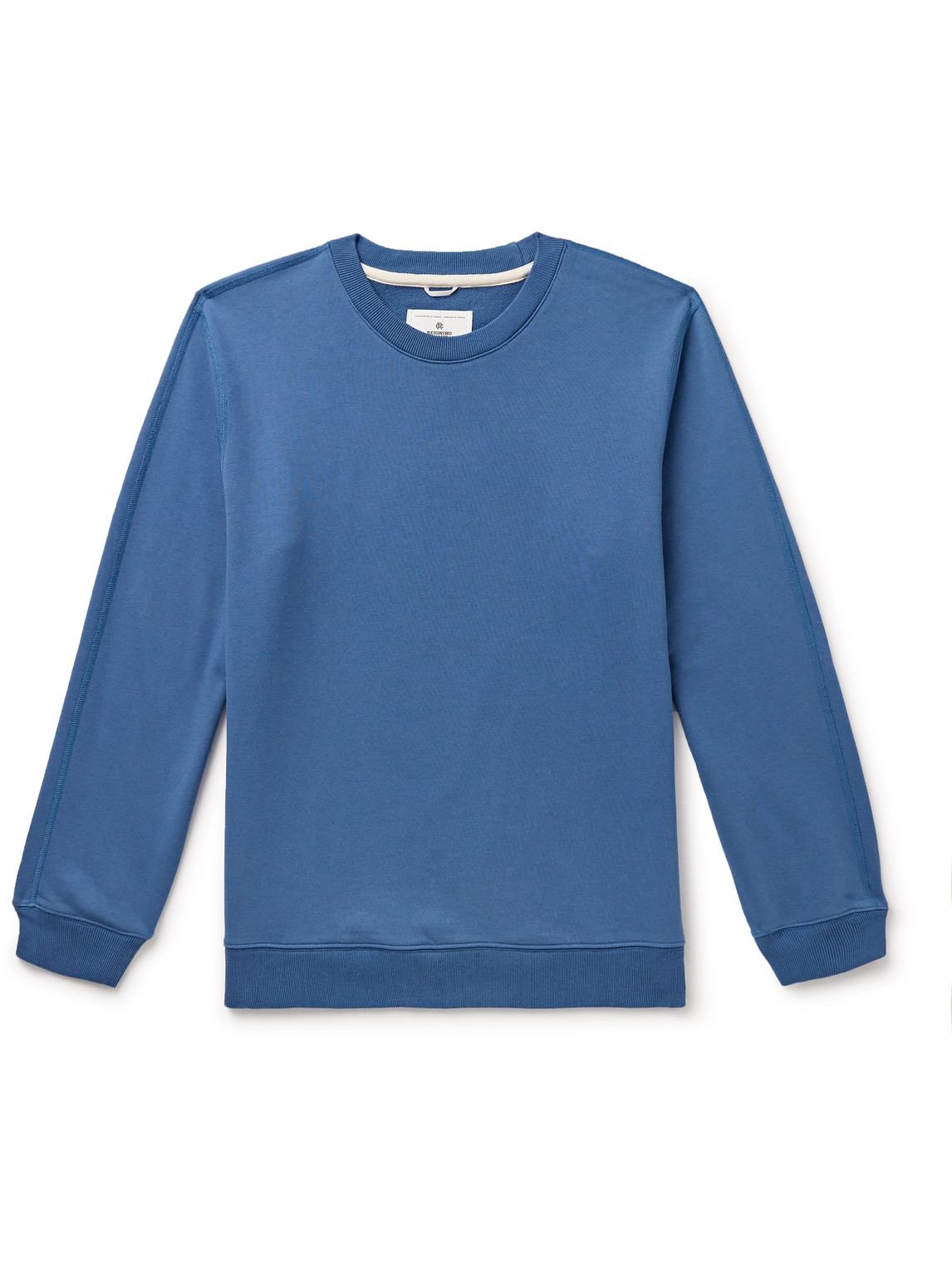 Reigning Champ - Cotton-Jersey Sweatshirt - Men - Blue - S von Reigning Champ