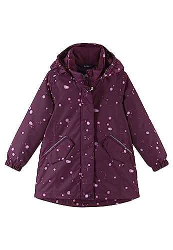 Reima Girls Taho Winter Jacket Lila - Wasserdichte modische Mädchen Winterjacke, Größe 122 - Farbe Deep Purple II von Reima