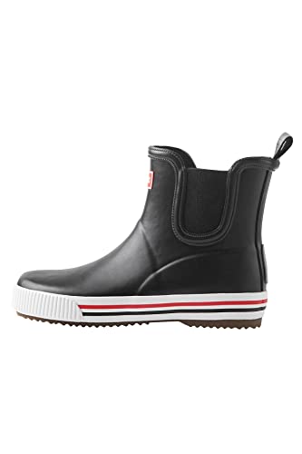 Reima Gummistiefel Ankles für Kinder, knöchelhohe, wasserdichte Kinderschuhe aus nachhaltigem Gummi, Regenstiefel für Mädchen und Jungen Black 23 von Reima