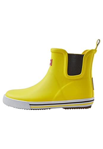 Reima Gummistiefel Ankles für Kinder, knöchelhohe, wasserdichte Kinderschuhe aus nachhaltigem Gummi, Regenstiefel für Mädchen und Jungen Yellow 28 von Reima