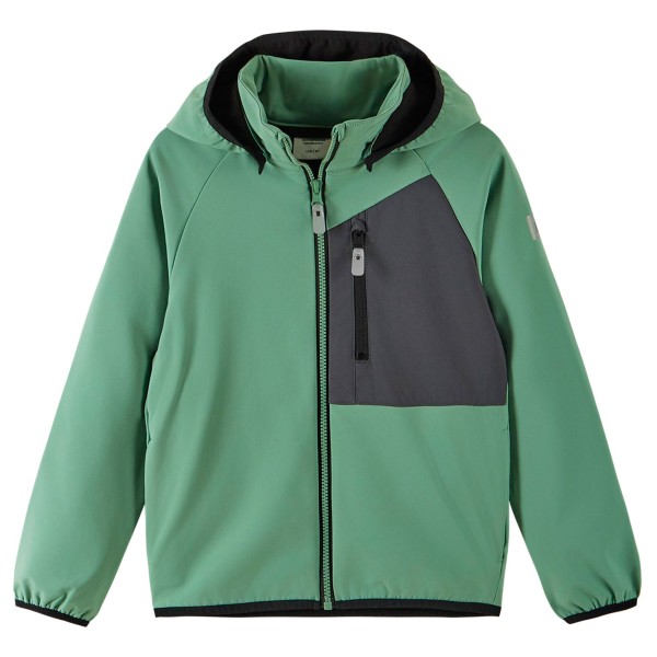 Reima - Kid's Mukana - Softshelljacke Gr 146 grün/türkis von Reima