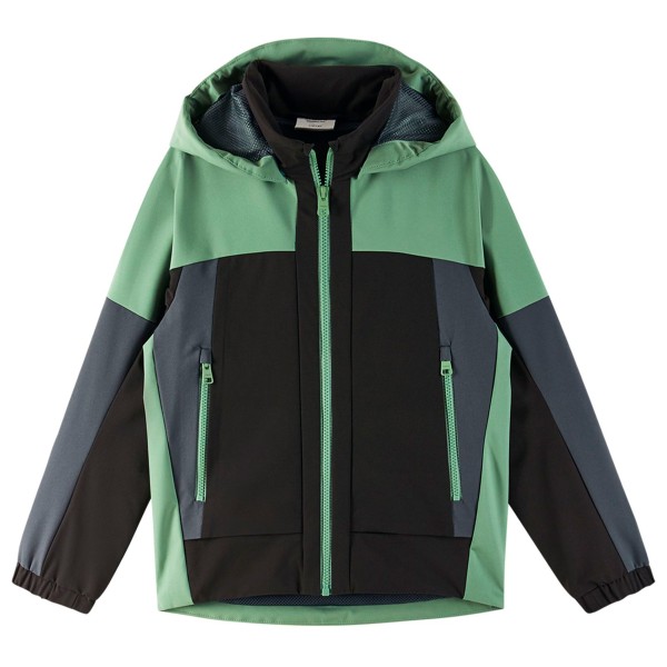 Reima - Kid's Vaeltava - Softshelljacke Gr 134 schwarz von Reima