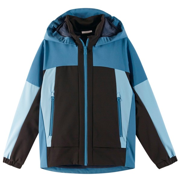Reima - Kid's Vaeltava - Softshelljacke Gr 158 schwarz/blau von Reima