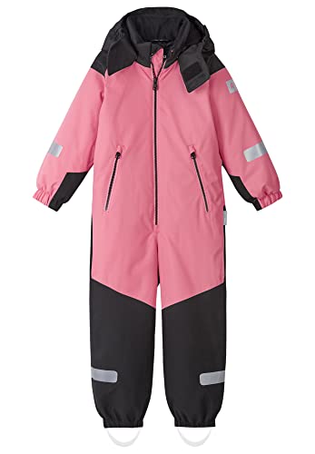 Reima Kids Kauhava Winter Overall Pink - Wasserdichter atmungsaktiver Kinder Winter Overall, Größe 128 - Farbe Pink Cora von Reima