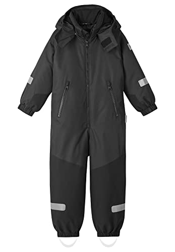 Reima Kids Kauhava Winter Overall Schwarz - Wasserdichter atmungsaktiver Kinder Winter Overall, Größe 104 - Farbe Black von Reima