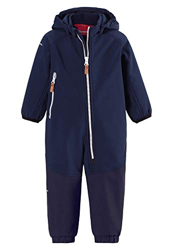 Reima Kids Mjosa Softshell Overall Blau, Kinder Freizeitjacke, Größe 86 - Farbe Navy von Reima