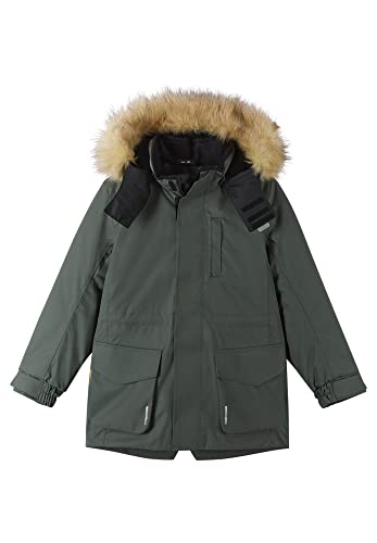 Reima Kids Naapuri Winter Jacket Grün - Wasserdichte atmungsaktive Kinder Winterjacke, Größe 134 - Farbe Thyme Green von Reima