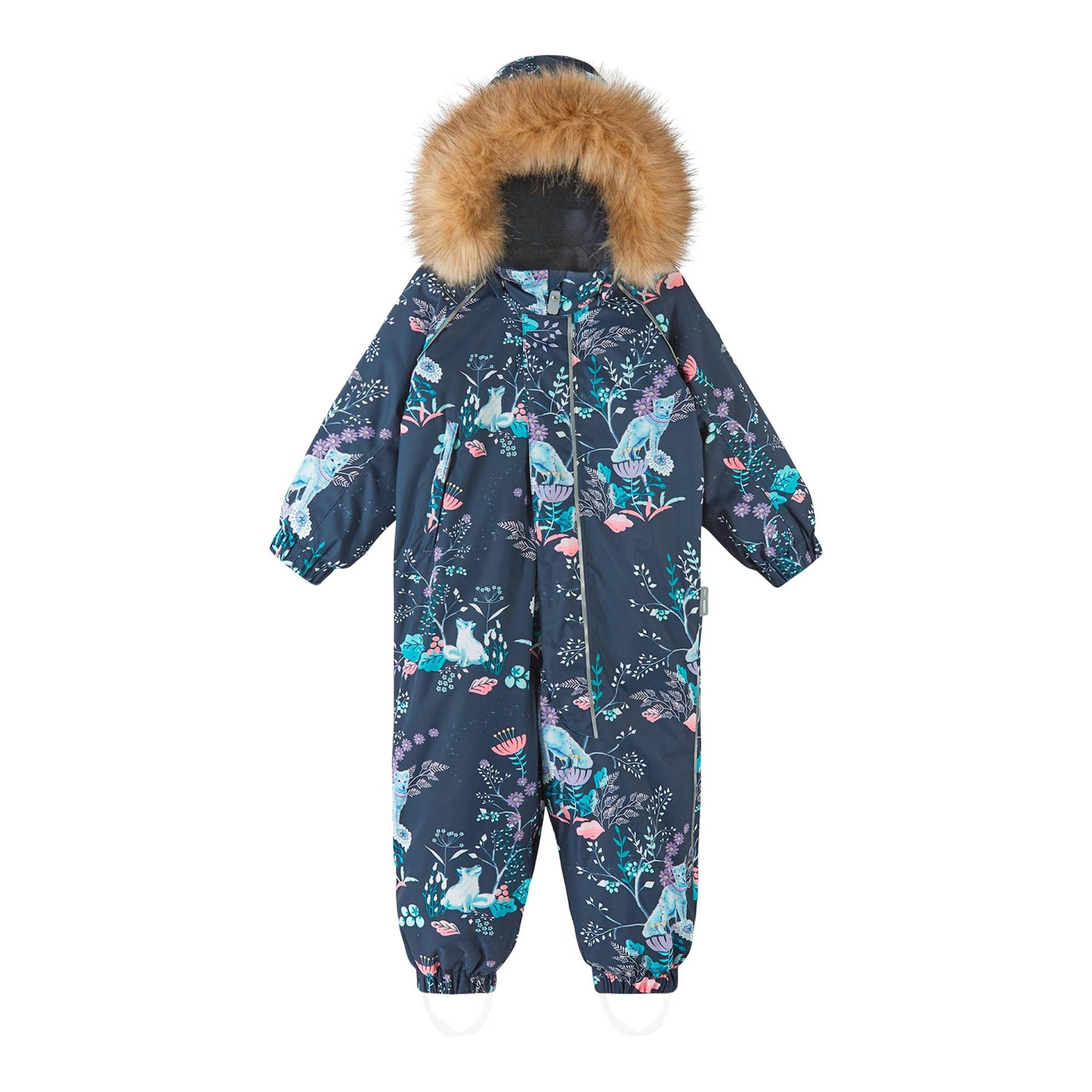 Reima Schneeoverall Kapuze mit Fake Fur von Reima