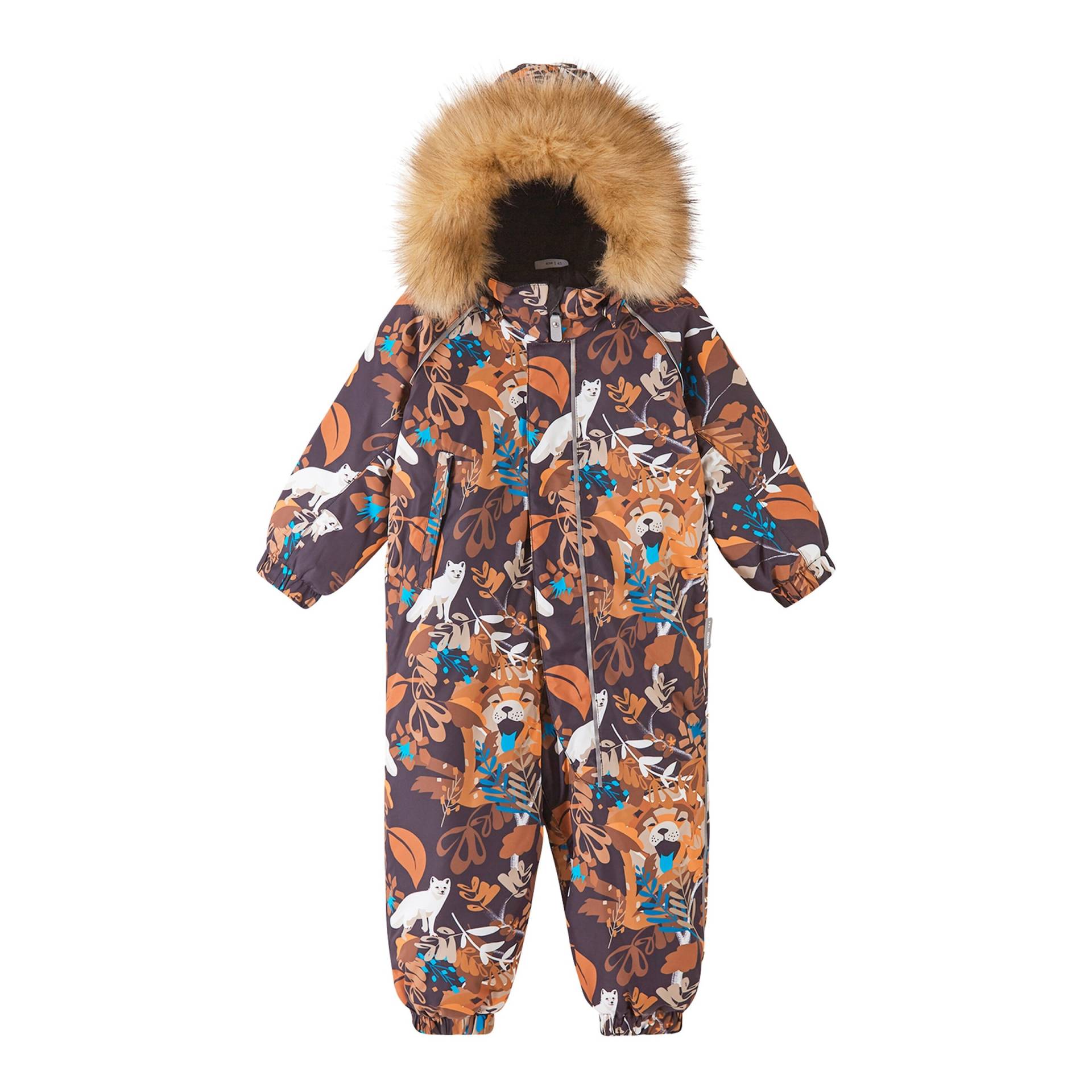 Reima Schneeoverall Kapuze mit Fake Fur von Reima