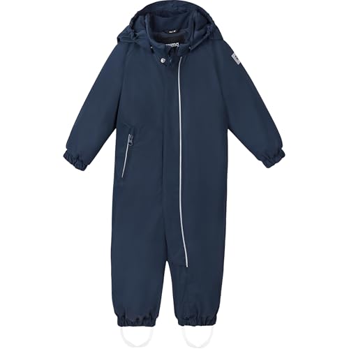 Reima Toddlers Puhuri Winter Overall Blau - Isolierter wasserdichter Kleinkinder Schneeanzug, Größe 74 - Farbe Navy von Reima