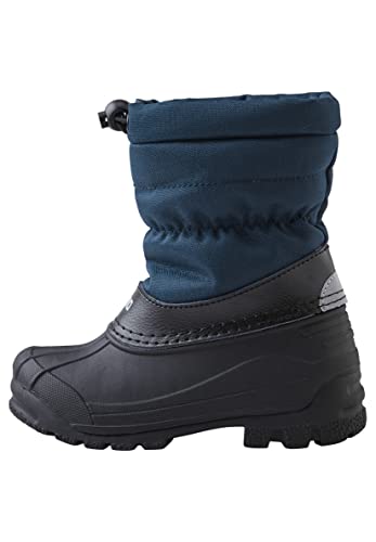 Reima Winterstiefel Nefar Winterschuhe für Kinder - mit verstellbarem Schneefang, wasserdichter Gummigalosche, warmer Wattierung und einfach anzuziehen Navy 25 von Reima