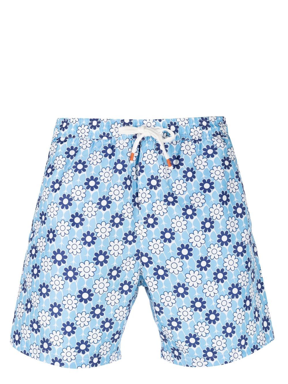 Reina Olga Badeshorts mit Blumen-Print - Blau von Reina Olga