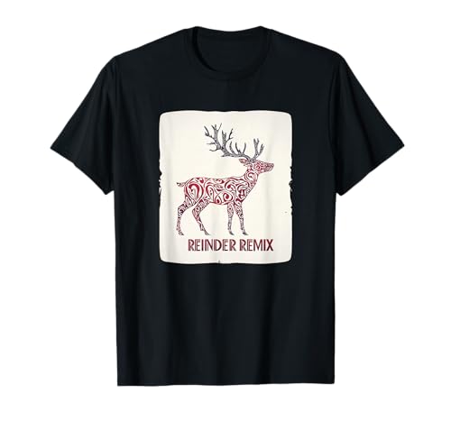Awesome Reindeer Remix Statement für Erwachsene und Kinder T-Shirt Awesome Reindeer Remix Statement für Erwachsene und Kinder T-Shirt von Reindeer Outfit