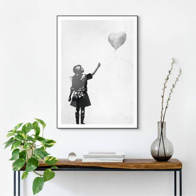 Reinders Bild mit Rahmen "Balloon Girl" von Reinders!