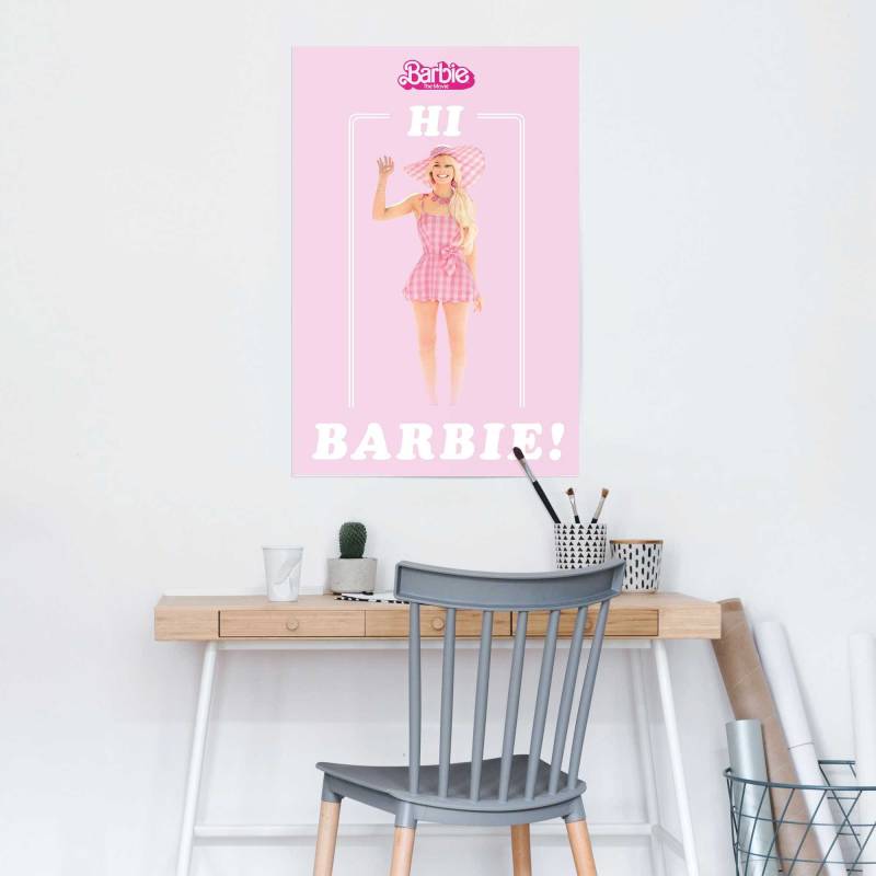 Reinders Poster "Barbie Film - hi Barbie" von Reinders!