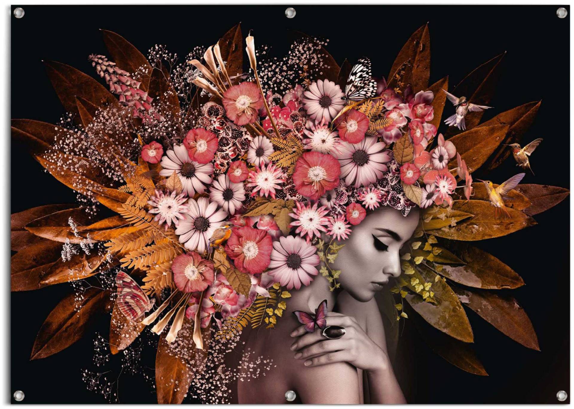 Reinders Poster "Blumenreichtum" leichtes und wasserfestes Gartenposter für den Außeneinsatz von Reinders!