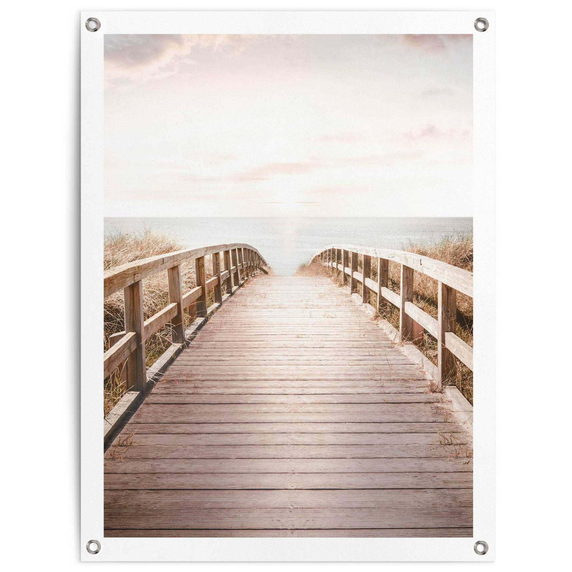 Reinders Poster "Brücke zum Strand" von Reinders!