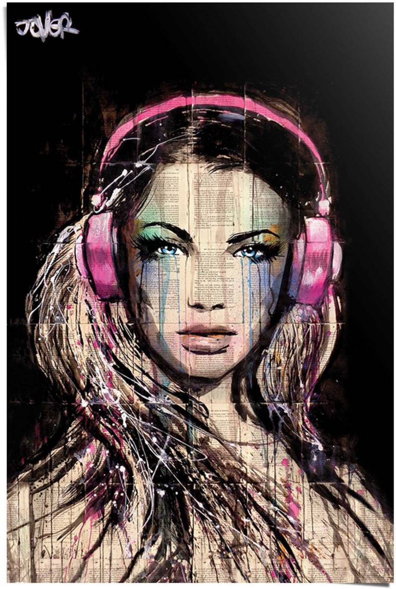 Reinders Poster "DJ Girl Loui Jover" 1 Stk. tlg. von Reinders!