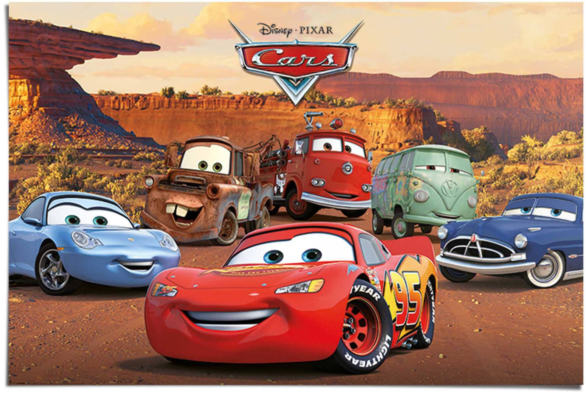 Reinders Poster "Disney`s Cars Charaktere", (1 St.) von Reinders!