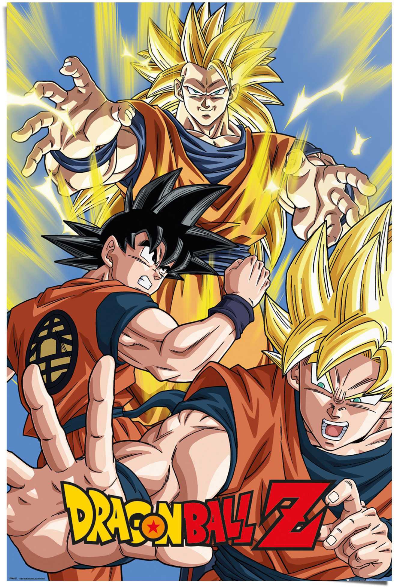 Reinders Poster "Dragon Ball Z Goku", (1 St.) von Reinders!