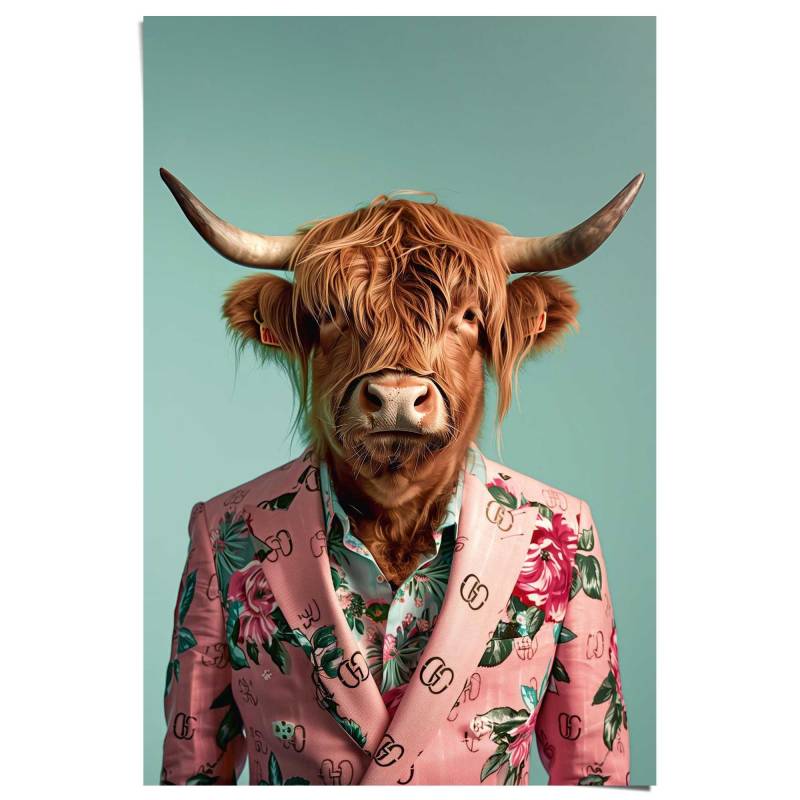 Reinders Poster "Dressed Highlander" von Reinders!