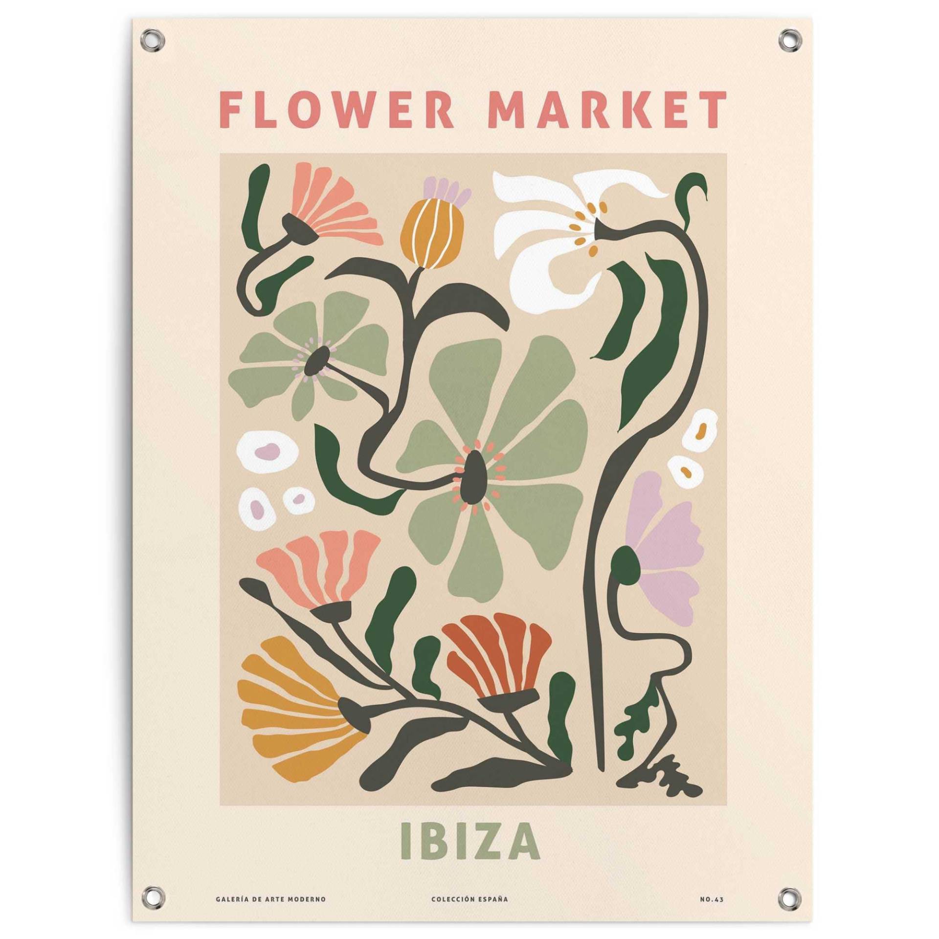 Reinders Poster "Flower Market" von Reinders!