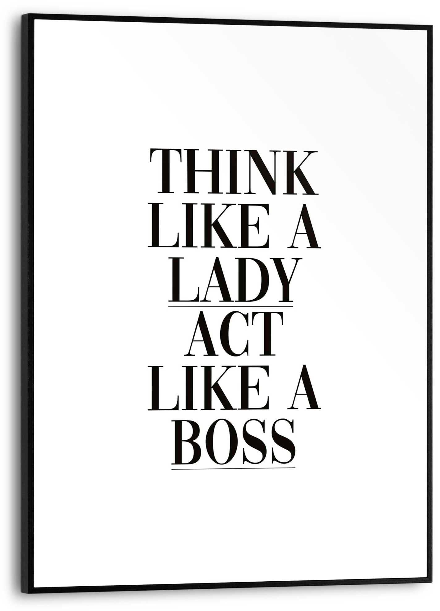 Reinders Poster "Lady Boss" von Reinders!