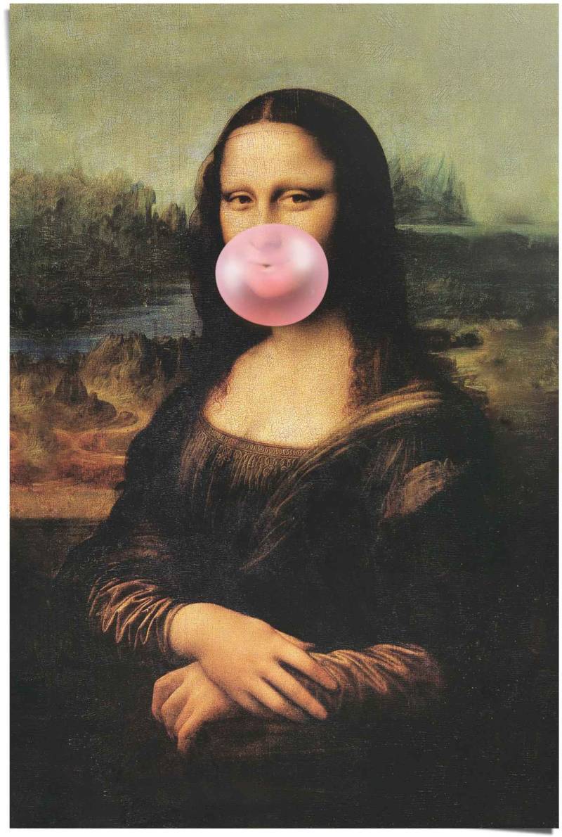 Reinders Poster "Leonardo Da Vinci Kaugummi" 1 Stk. tlg. von Reinders!