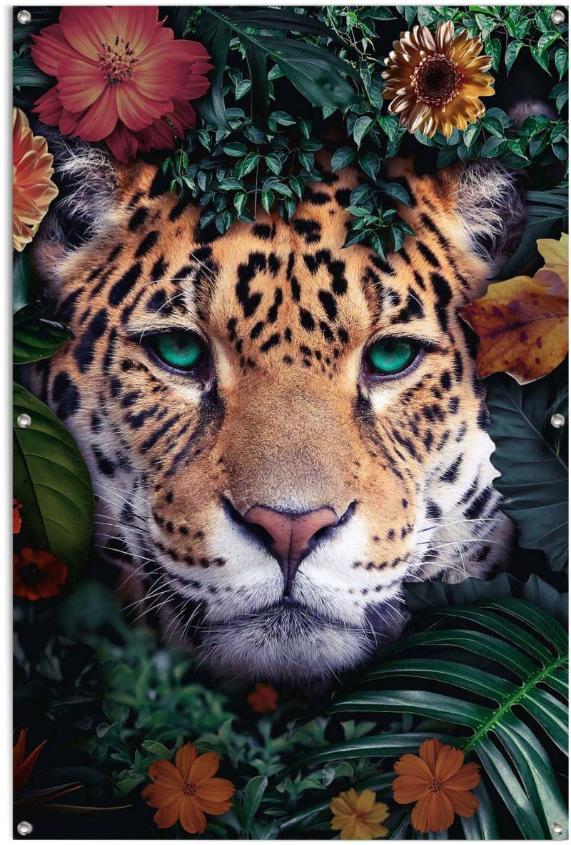 Reinders Poster "Leopard" leichtes und wasserfestes Gartenposter für den Außeneinsatz von Reinders!