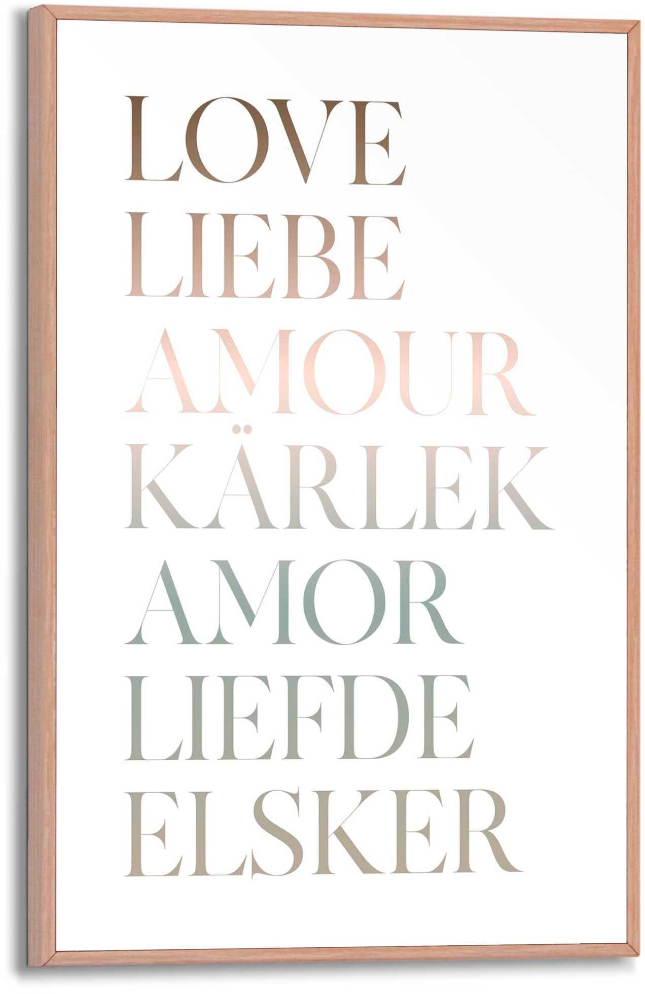 Reinders Poster "Liebe" von Reinders!