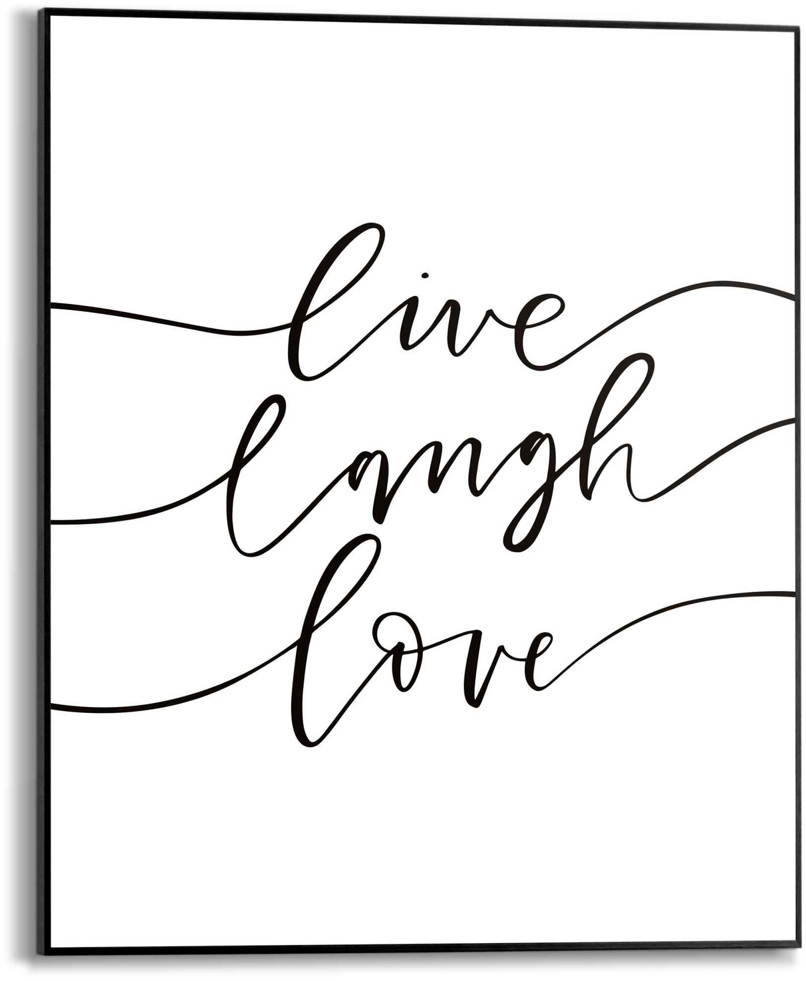 Reinders Poster "Live laugh love" von Reinders!