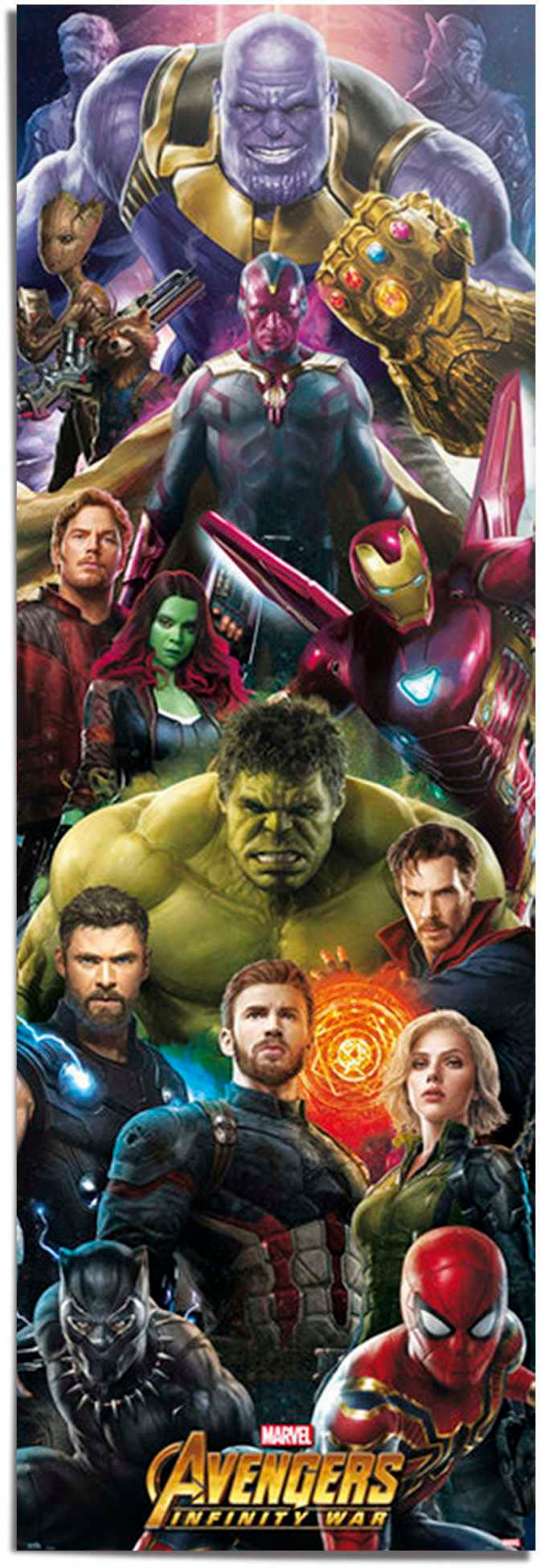 Reinders Poster "Marvel Avengers - infinity war" von Reinders!