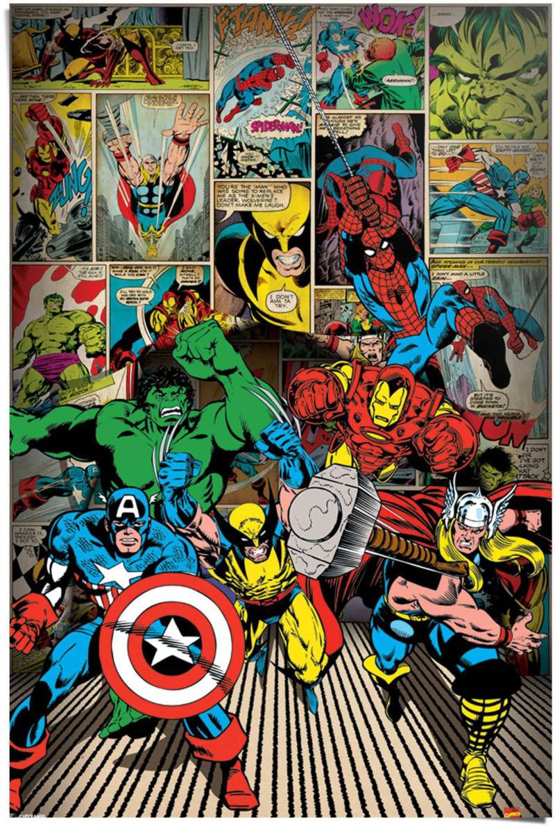 Reinders Poster "Marvel Helden" 1 Stk. tlg. von Reinders!