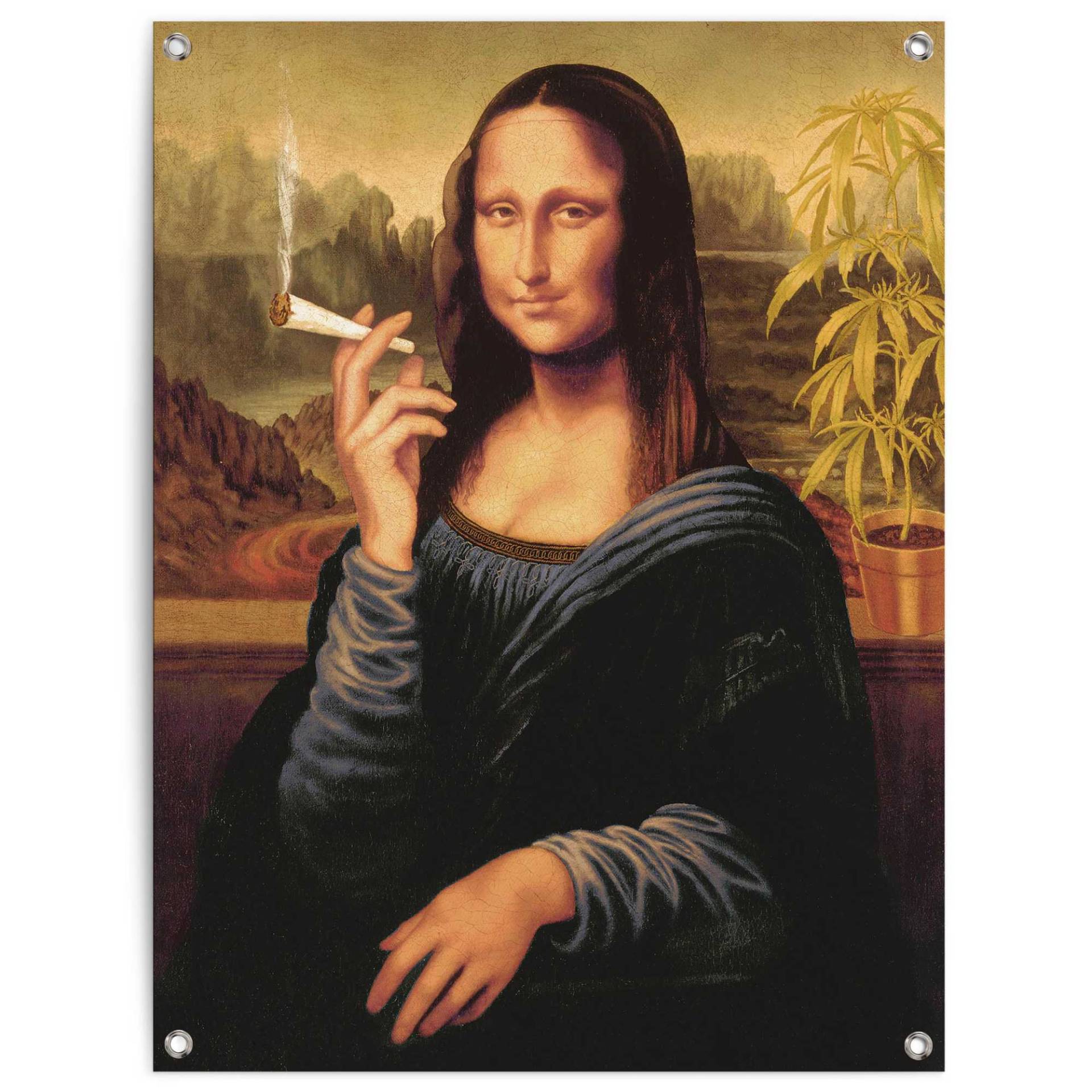 Reinders Poster "Mona Lisa - joint" von Reinders!