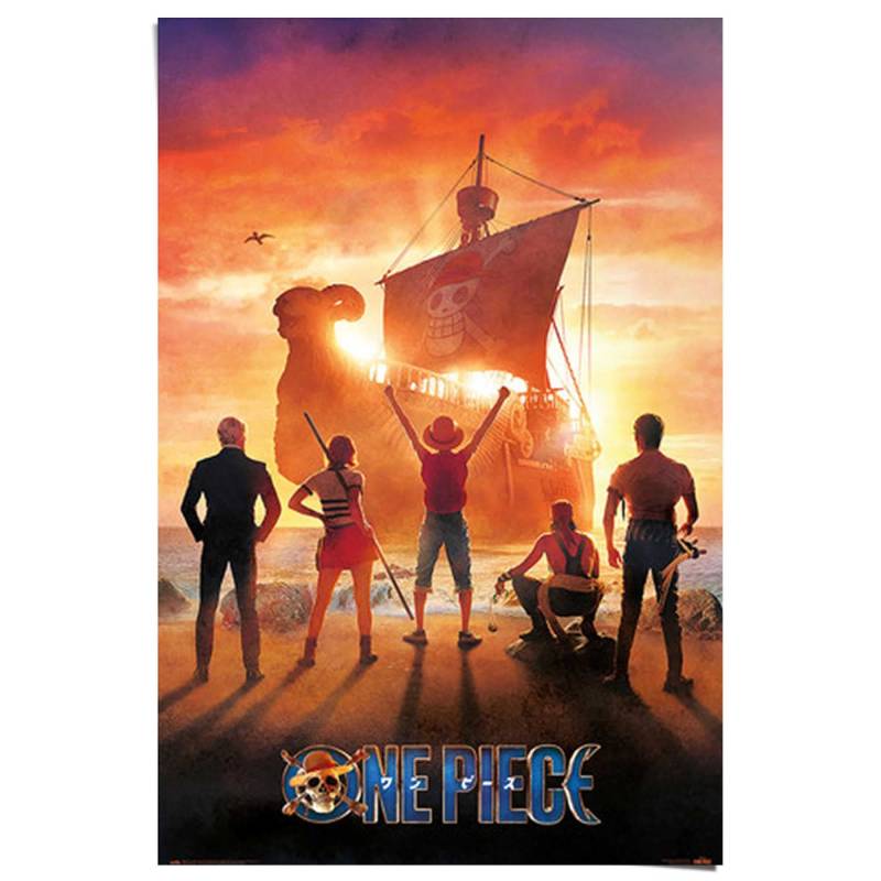 Reinders Poster "One Piece - straw hat pirates" von Reinders!