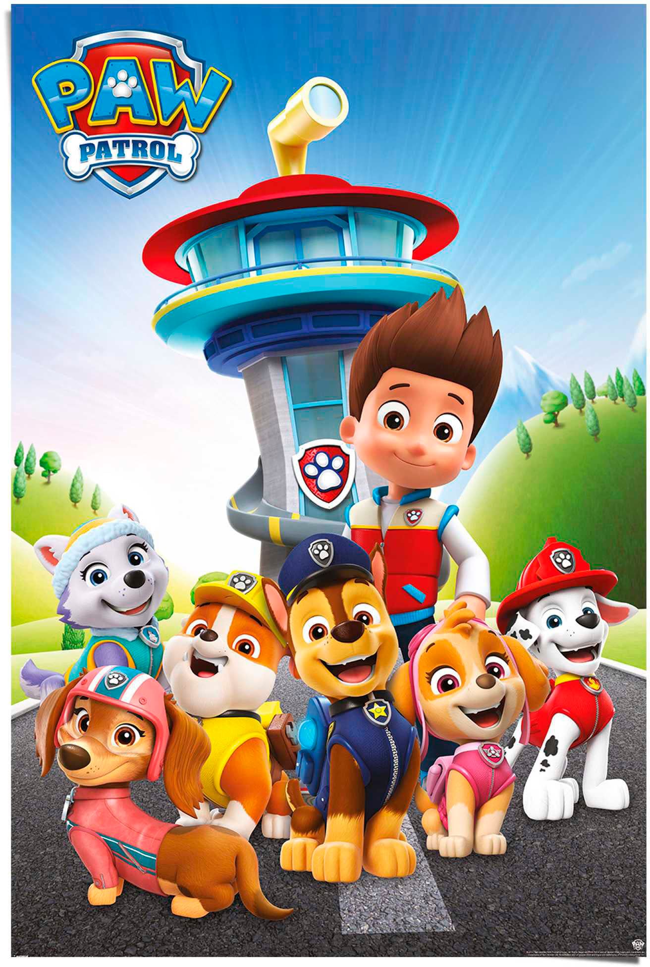 Reinders Poster "Paw Patrol team", (1 St.) von Reinders!