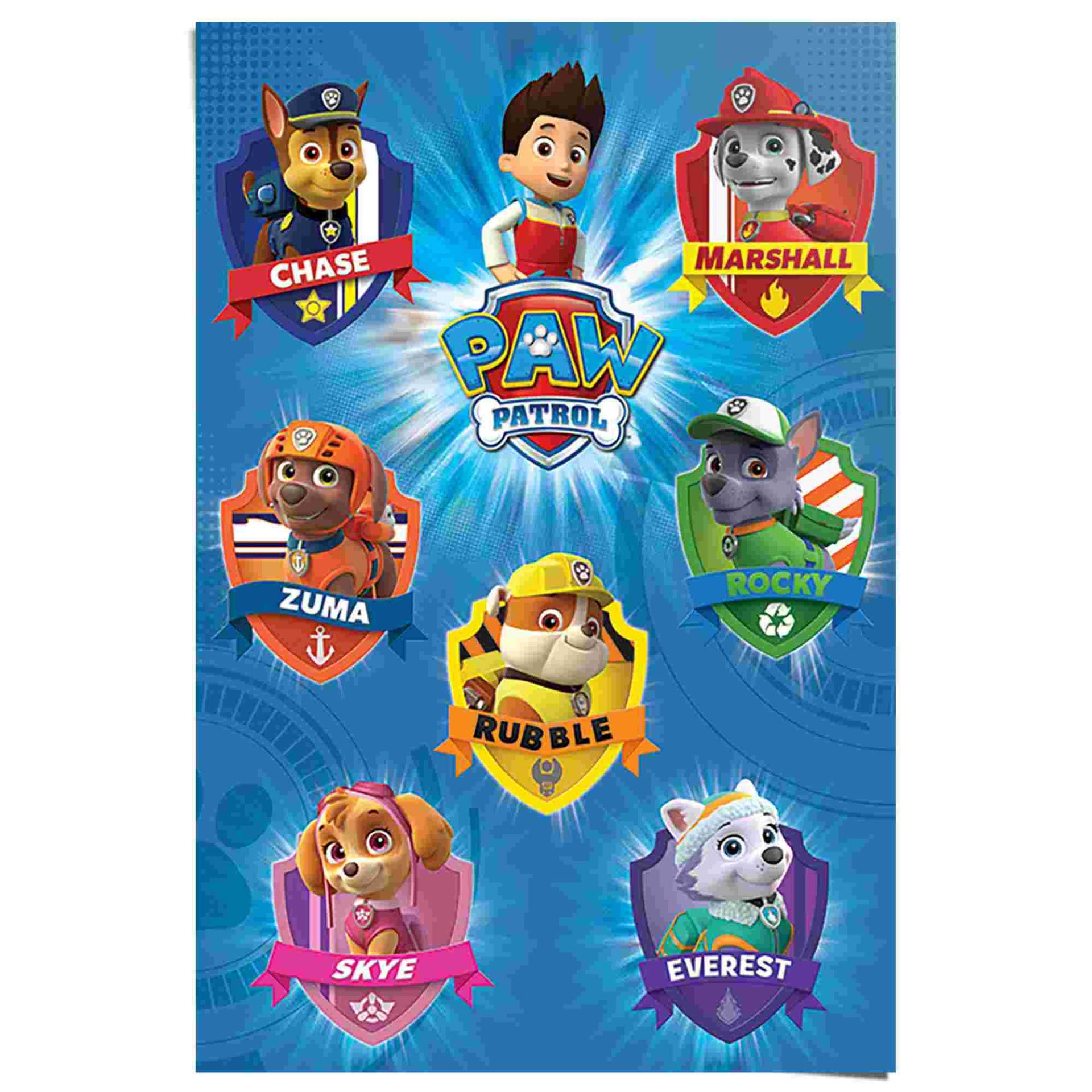 Reinders Poster "Paw Patrol" von Reinders!