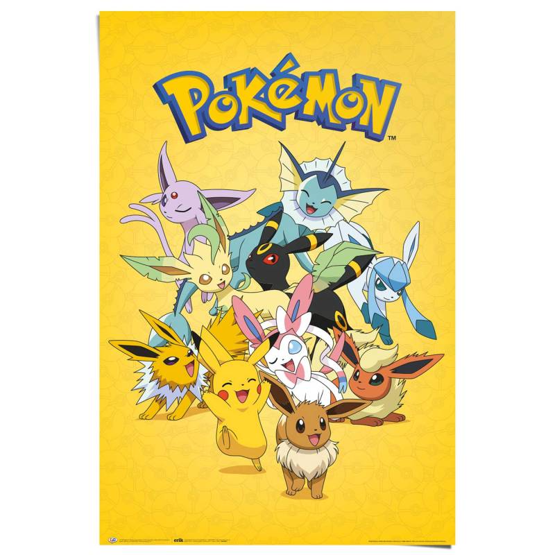 Reinders Poster "Pokémon Evolutionen" von Reinders!