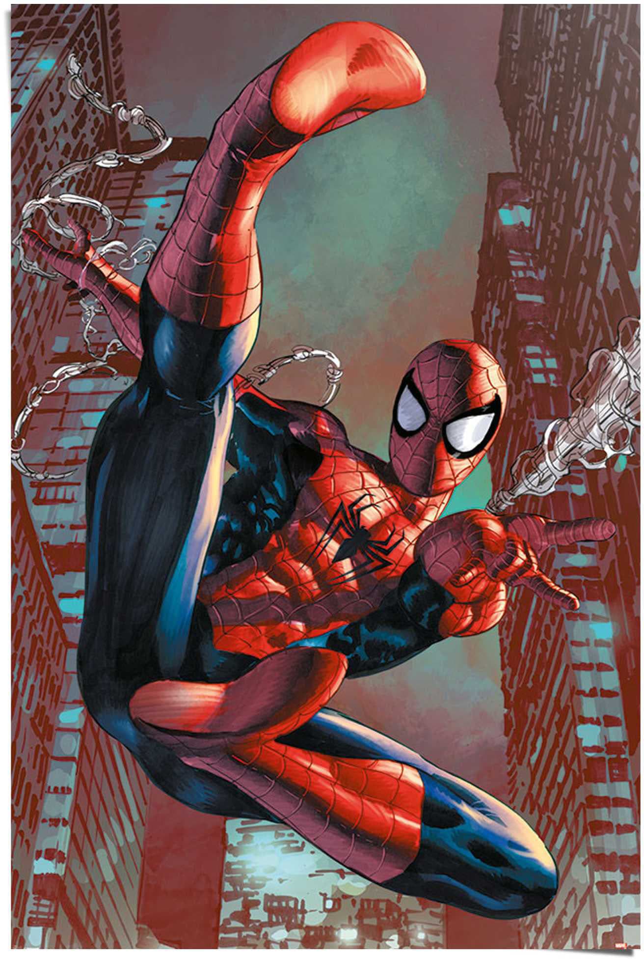 Reinders Poster "Poster Spider-Man", Comic, (1 St.) von Reinders!