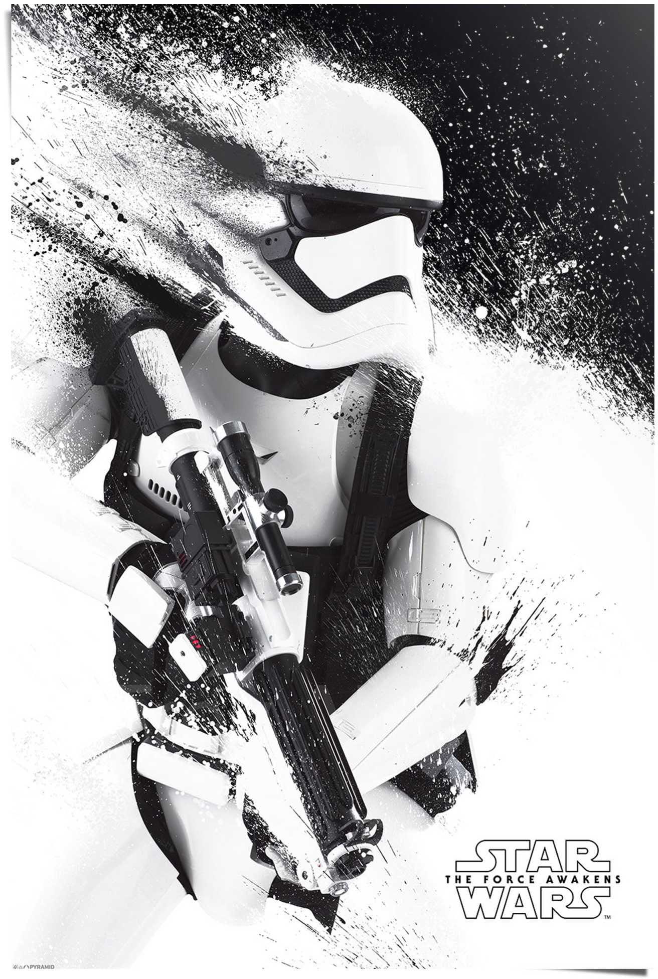 Reinders Poster "Poster Star Wars Episode VII Stormtrooper", Science-Fiction, (1 St.) von Reinders!